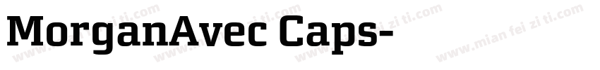 MorganAvec Caps字体转换